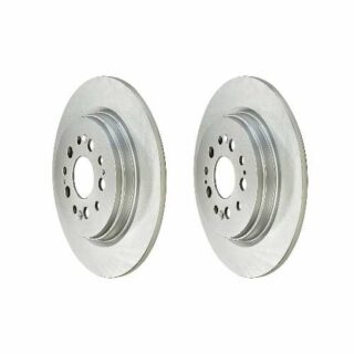 Rear Geomet Coated Anti Rust Brake Rotor Set of 2