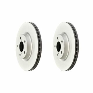 Front Geomet Coated Anti Rust Brake Rotor Set of 2