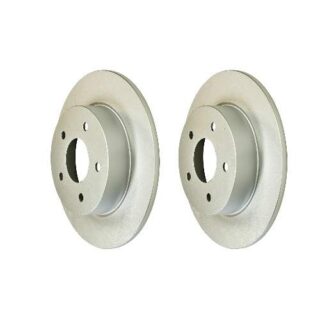 Rear Geomet Coated Anti Rust Brake Rotor Set of 2