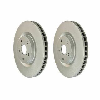 Front Geomet Coated Anti Rust Brake Rotor Set of 2