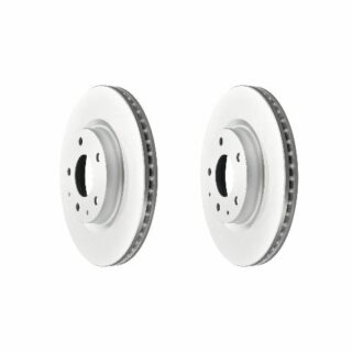 Front Geomet Coated Anti Rust Brake Rotor Set of 2
