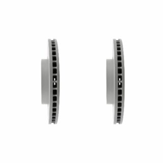 Front Geomet Coated Anti Rust Brake Rotor Set of 2