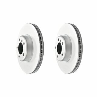 Front Geomet Coated Anti Rust Brake Rotor Set of 2