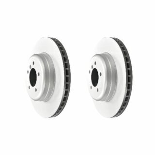 Front Geomet Coated Anti Rust Brake Rotor Set of 2