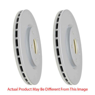 Front Geomet Coated Anti Rust Brake Rotor Set of 2