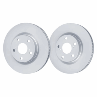 Front Geomet Coated Anti Rust Brake Rotor Set of 2
