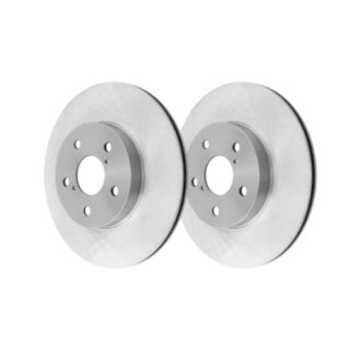 Front Geomet Coated Anti Rust Brake Rotor Set of 2