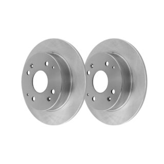 Rear Geomet Coated Anti Rust Brake Rotor Set of 2