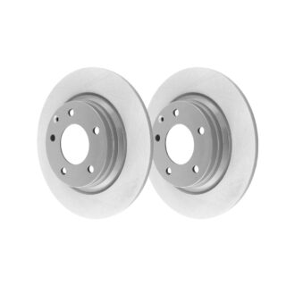 Rear Geomet Coated Anti Rust Brake Rotor Set of 2