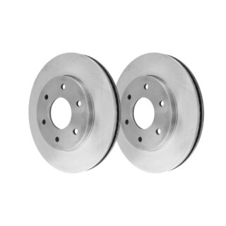 Front Geomet Coated Anti Rust Brake Rotor Set of 2