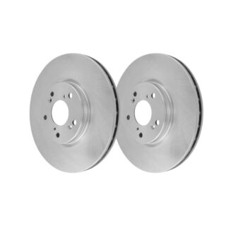 Front Geomet Coated Anti Rust Brake Rotor Set of 2