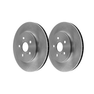 Front Geomet Coated Anti Rust Brake Rotor Set of 2
