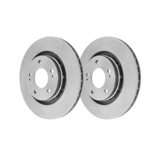 Front Geomet Coated Anti Rust Brake Rotor Set of 2