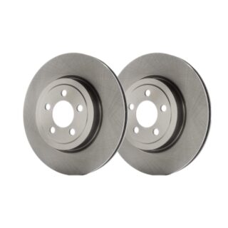Rear Geomet Coated Anti Rust Brake Rotor Set of 2