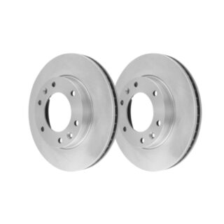 Front Geomet Coated Anti Rust Brake Rotor Set of 2