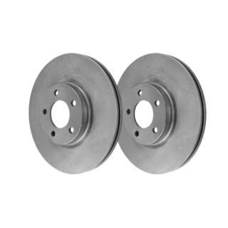 Front Geomet Coated Anti Rust Brake Rotor Set of 2