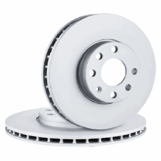 Rear Geomet Coated Anti Rust Brake Rotor Set of 2