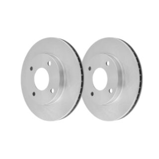 Front Geomet Coated Anti Rust Brake Rotor Set of 2