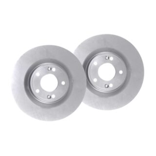 Front Geomet Coated Anti Rust Brake Rotor Set of 2