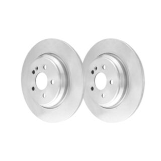 Rear Geomet Coated Anti Rust Brake Rotor Set of 2