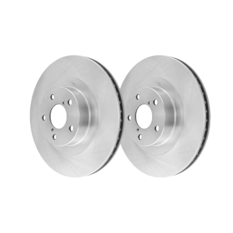 Front Geomet Coated Anti Rust Brake Rotor Set of 2