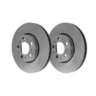 Front Geomet Coated Anti Rust Brake Rotor Set of 2