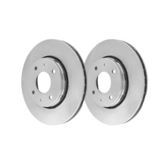 Front Geomet Coated Anti Rust Brake Rotor Set of 2