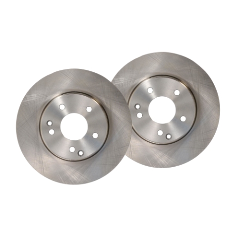 Front Geomet Coated Anti Rust Brake Rotor Set of 2