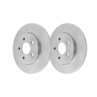 Rear Geomet Coated Anti Rust Brake Rotor Set of 2