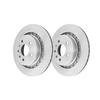 Rear Geomet Coated Anti Rust Brake Rotor Set of 2