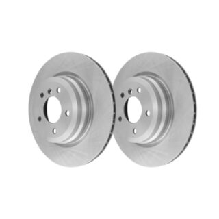 Rear Geomet Coated Anti Rust Brake Rotor Set of 2