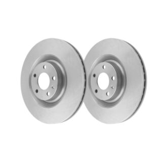 Front Geomet Coated Anti Rust Brake Rotor Set of 2