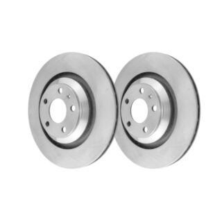 Rear Geomet Coated Anti Rust Brake Rotor Set of 2
