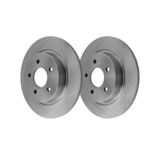 Rear Geomet Coated Anti Rust Brake Rotor Set of 2