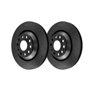 Rear Geomet Coated Anti Rust Brake Rotor Set of 2