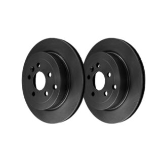 Rear Geomet Coated Anti Rust Brake Rotor Set of 2