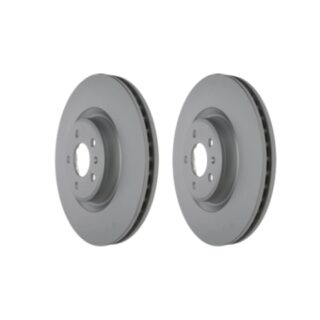 Front Geomet Coated Anti Rust Brake Rotor Set of 2