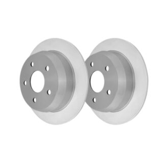 Rear Geomet Coated Anti Rust Brake Rotor Set of 2