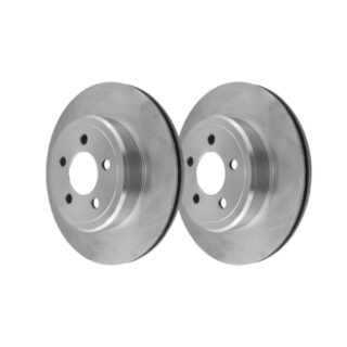 Rear Geomet Coated Anti Rust Brake Rotor Set of 2