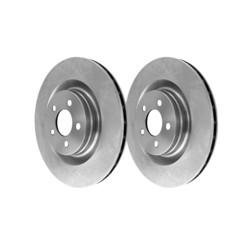 Front Geomet Coated Anti Rust Brake Rotor Set of 2