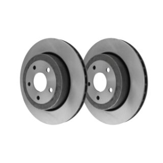 Rear Geomet Coated Anti Rust Brake Rotor Set of 2