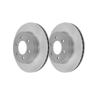 Front Geomet Coated Anti Rust Brake Rotor Set of 2