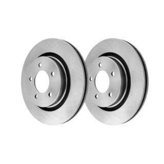 Front Geomet Coated Anti Rust Brake Rotor Set of 2