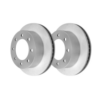 Front Geomet Coated Anti Rust Brake Rotor Set of 2