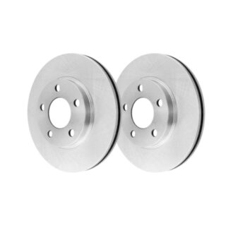 Front Geomet Coated Anti Rust Brake Rotor Set of 2