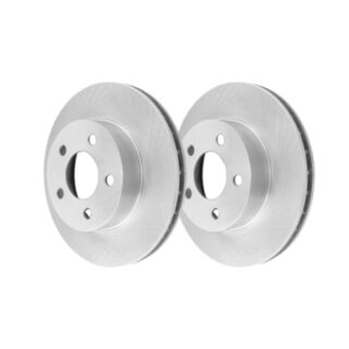 Front Geomet Coated Anti Rust Brake Rotor Set of 2