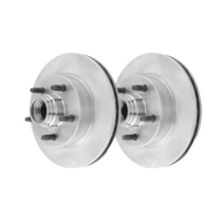 Front Geomet Coated Anti Rust Brake Rotor Set of 2