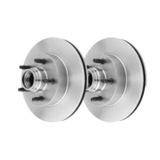 Front Geomet Coated Anti Rust Brake Rotor Set of 2