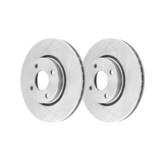 Front Geomet Coated Anti Rust Brake Rotor Set of 2