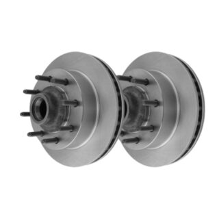 Front Geomet Coated Anti Rust Brake Rotor Set of 2